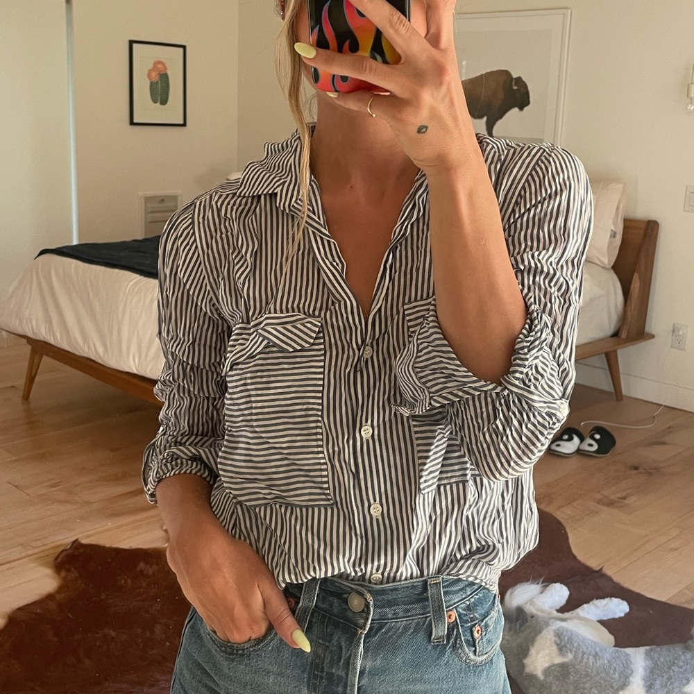 Zara Striped Button Shirt